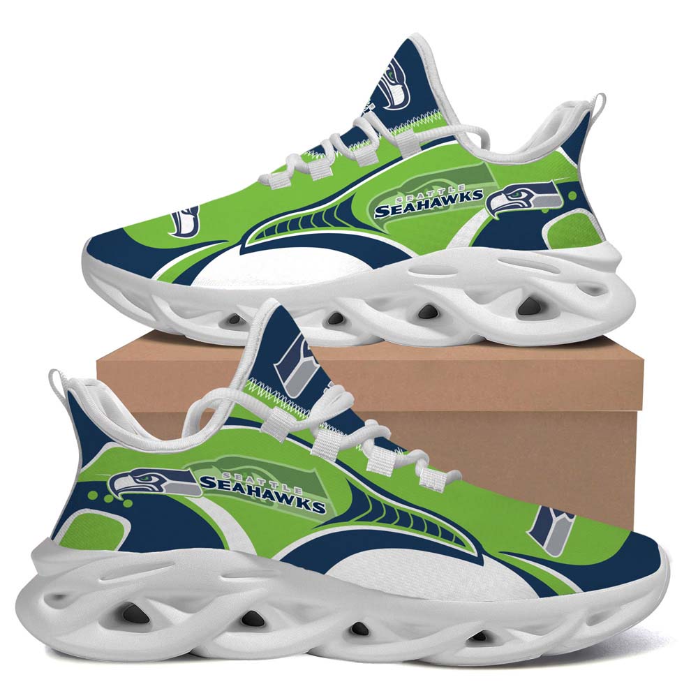 Seattle Seahawks DTMS2910007 Max Soul Sneaker Running Sport Shoes