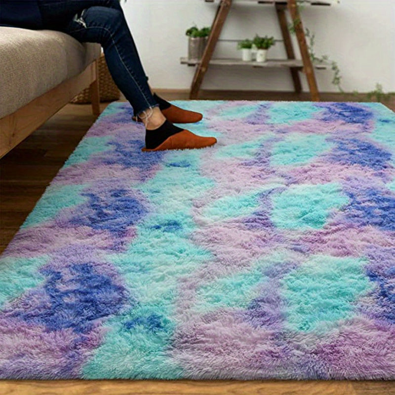 1pc Soft Fluffy Shag Area Rugs For Living Room, Shaggy Floor Carpet For Bedroom, Girls Carpets Home Decor Rugs,Cute Luxury Non-Slip Machine Washable Carpet 31.5*62.99in (80*160cm)