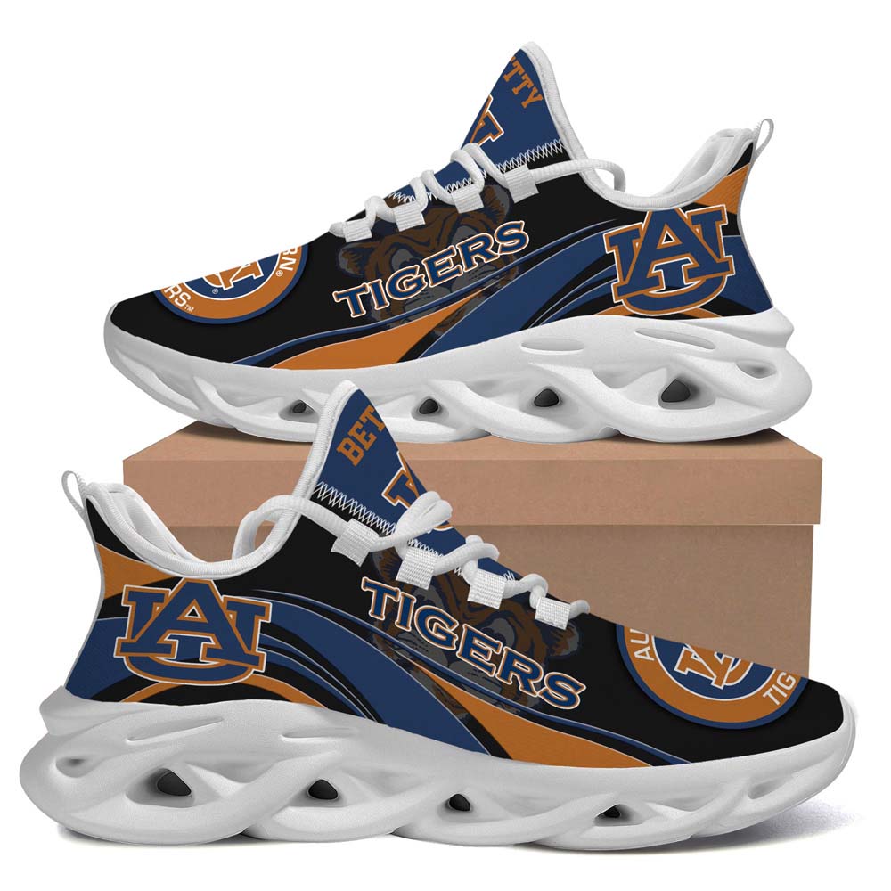 Auburn Tigers Mascot Custom Name Max Soul Sneaker Running Sport Shoes