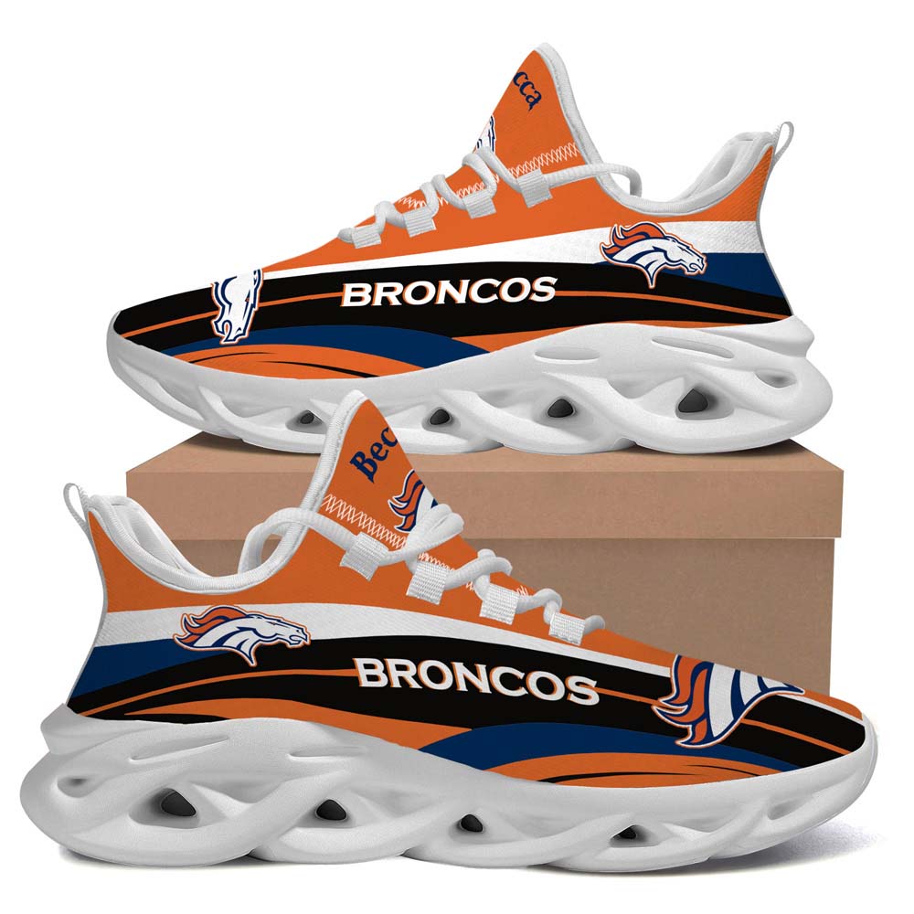 Denver Broncos Clunky Max Soul Sneaker Running Sport Shoes