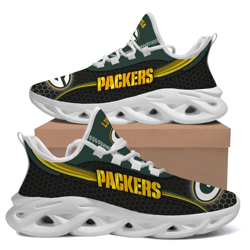 Green Bay Packers Clunky Max Soul Sneaker Running Sport Shoes