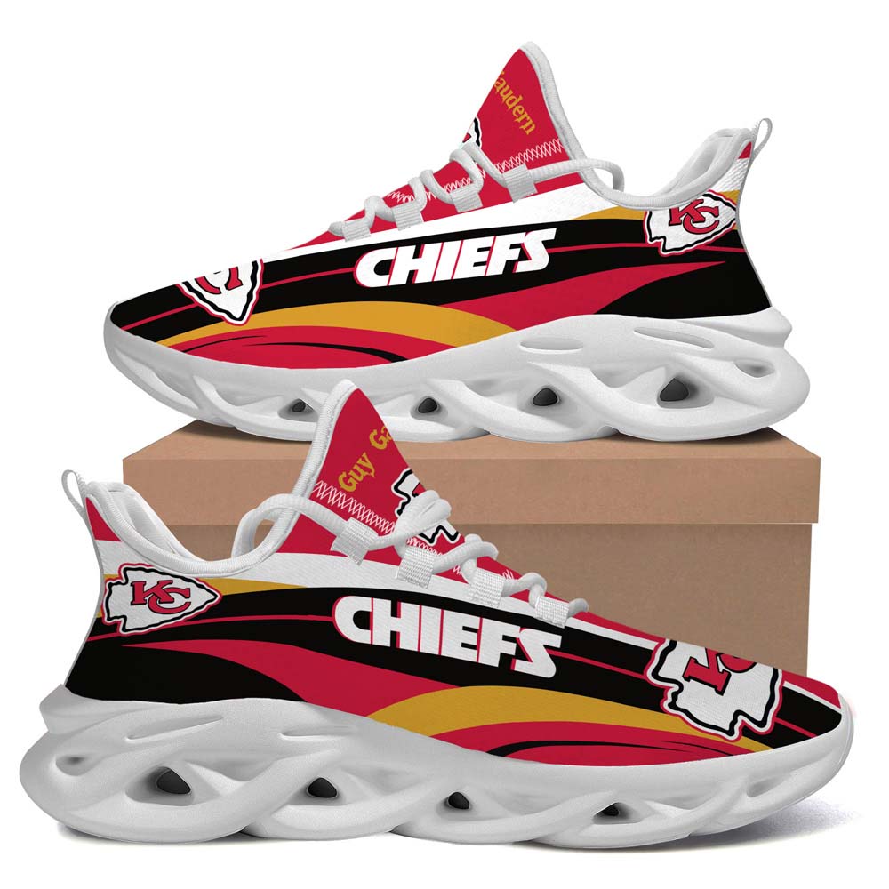 Kansas City Chiefs Baby Yoda Hug Custom Name Personalized Max Soul Sneaker Running Sport Shoes