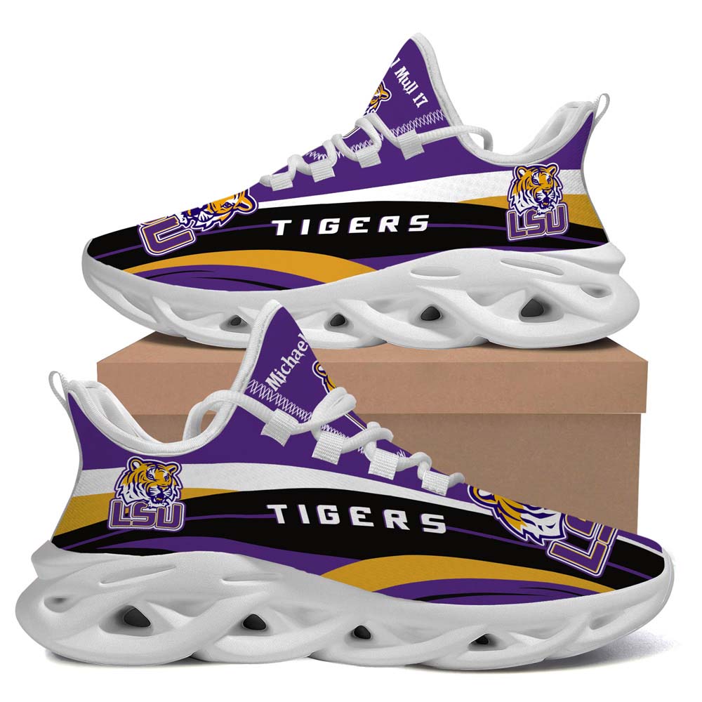 LSU Tigers Luxury Max Soul Sneaker Running Sport Shoes