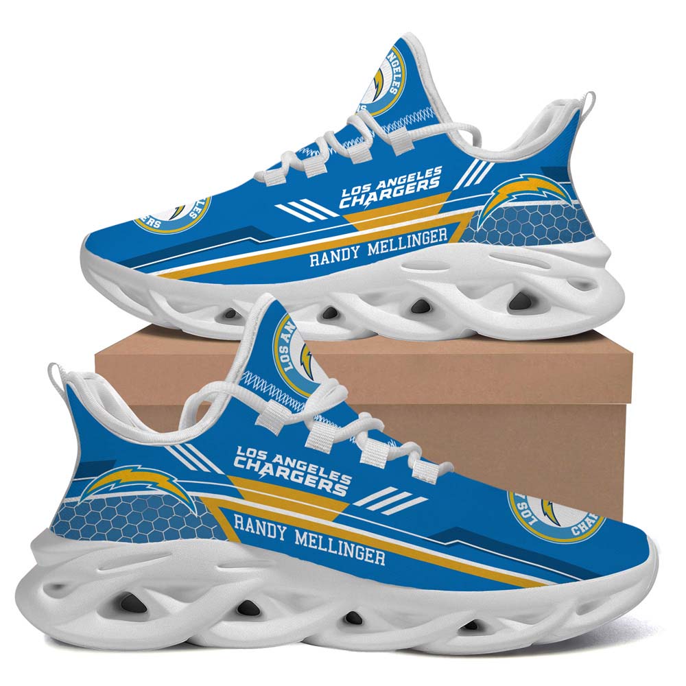 Los Angeles Chargers Custom Personalized For Football Fan Max Soul Sneaker Running Sport Shoes