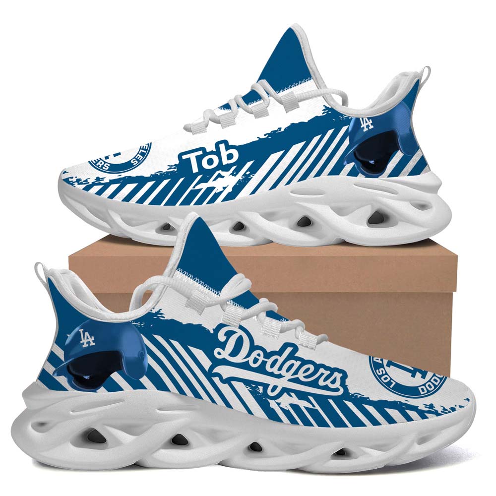 Los Angeles Dodgers Baseball Team Helmet Max Soul Sneaker Running Sport Shoes