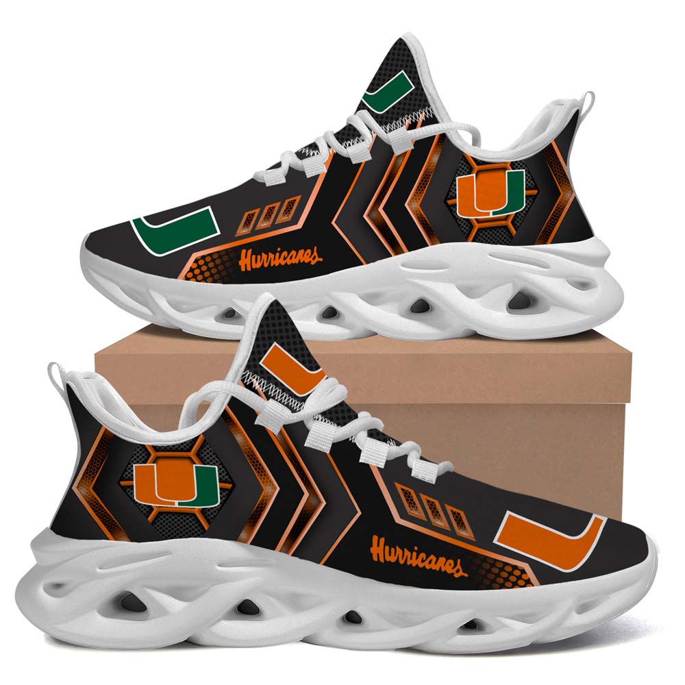 Miami Hurricanes Running Max Soul Sneaker Running Sport Shoes