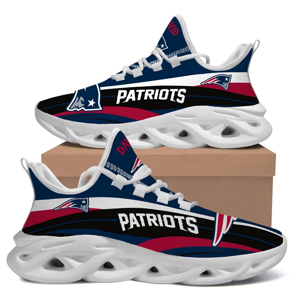New England Patriots Max Soul Sneaker Running Sport Shoes