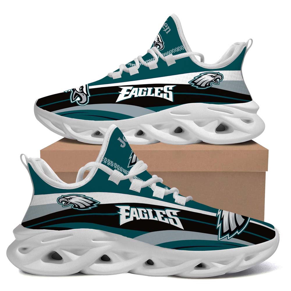 Philadelphia Eagles Clunky Max Soul Sneaker Running Sport Shoes