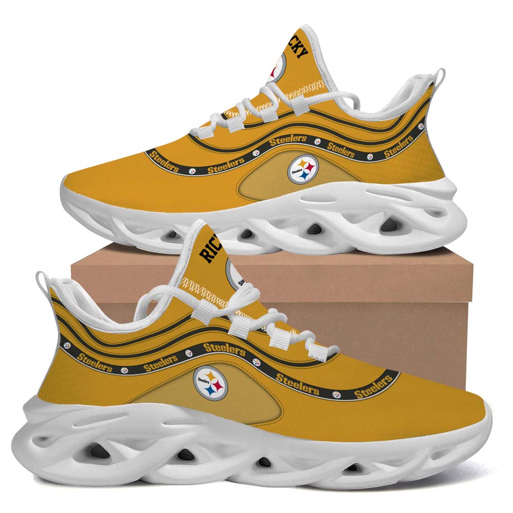 Pittsburgh Steelers Clunky Max Soul Sneaker Running Sport Shoes