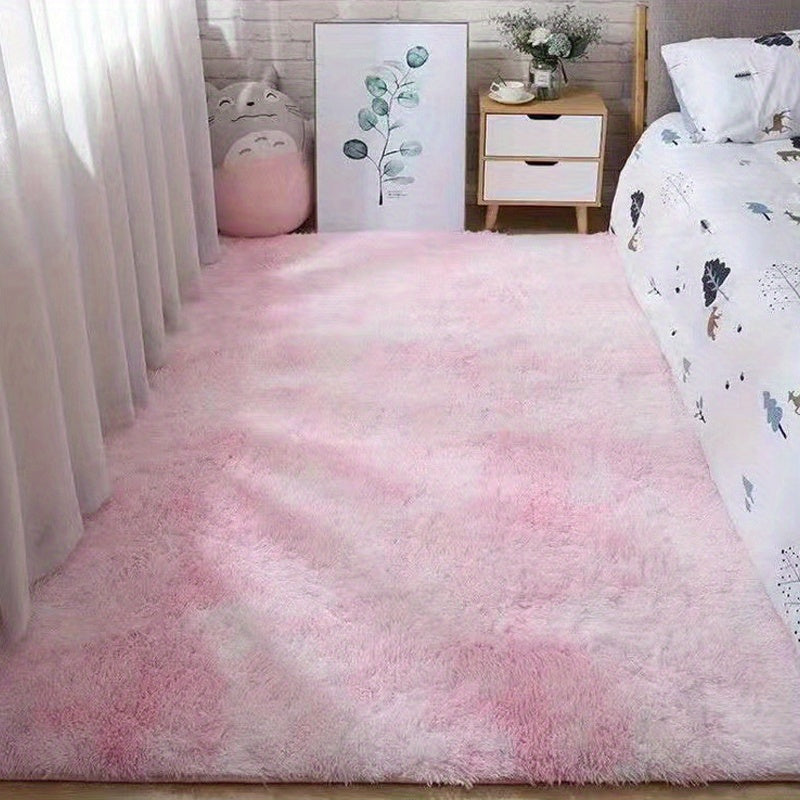 1pc Soft Fluffy Shag Area Rugs For Living Room, Shaggy Floor Carpet For Bedroom, Girls Carpets Home Decor Rugs,Cute Luxury Non-Slip Machine Washable Carpet 31.5*62.99in (80*160cm)