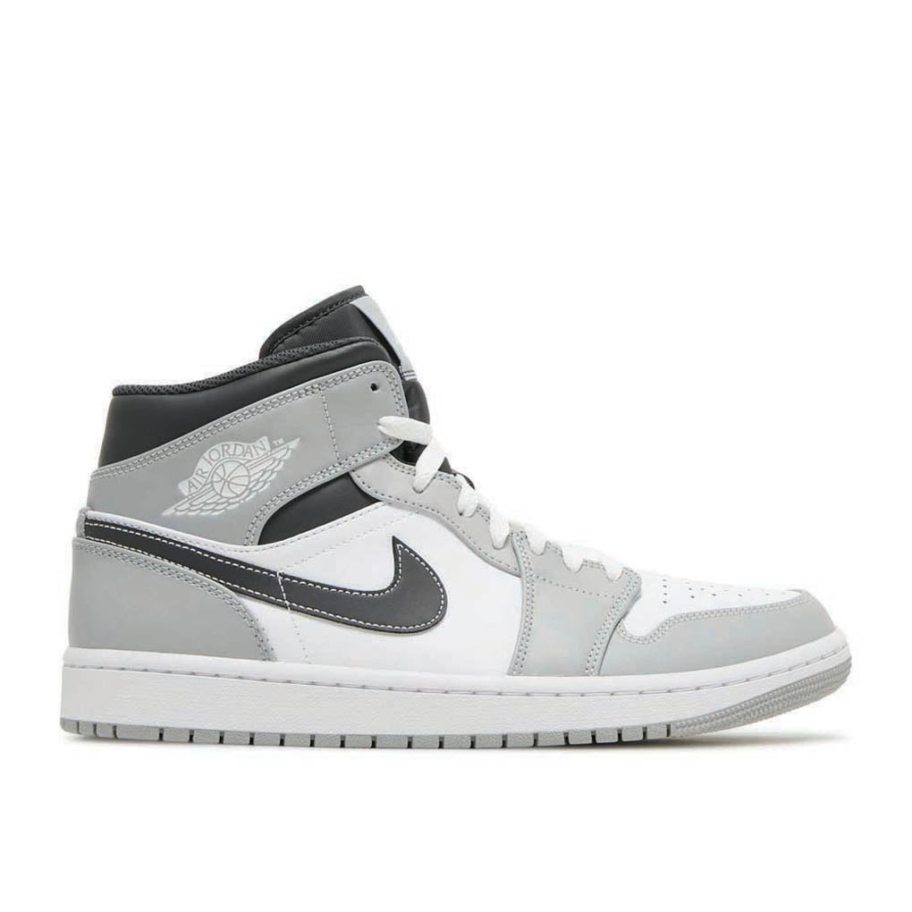 Air Jordan 1 Mid ‘Light Smoke Grey’ 554724-078 Epoch-Defining Shoes