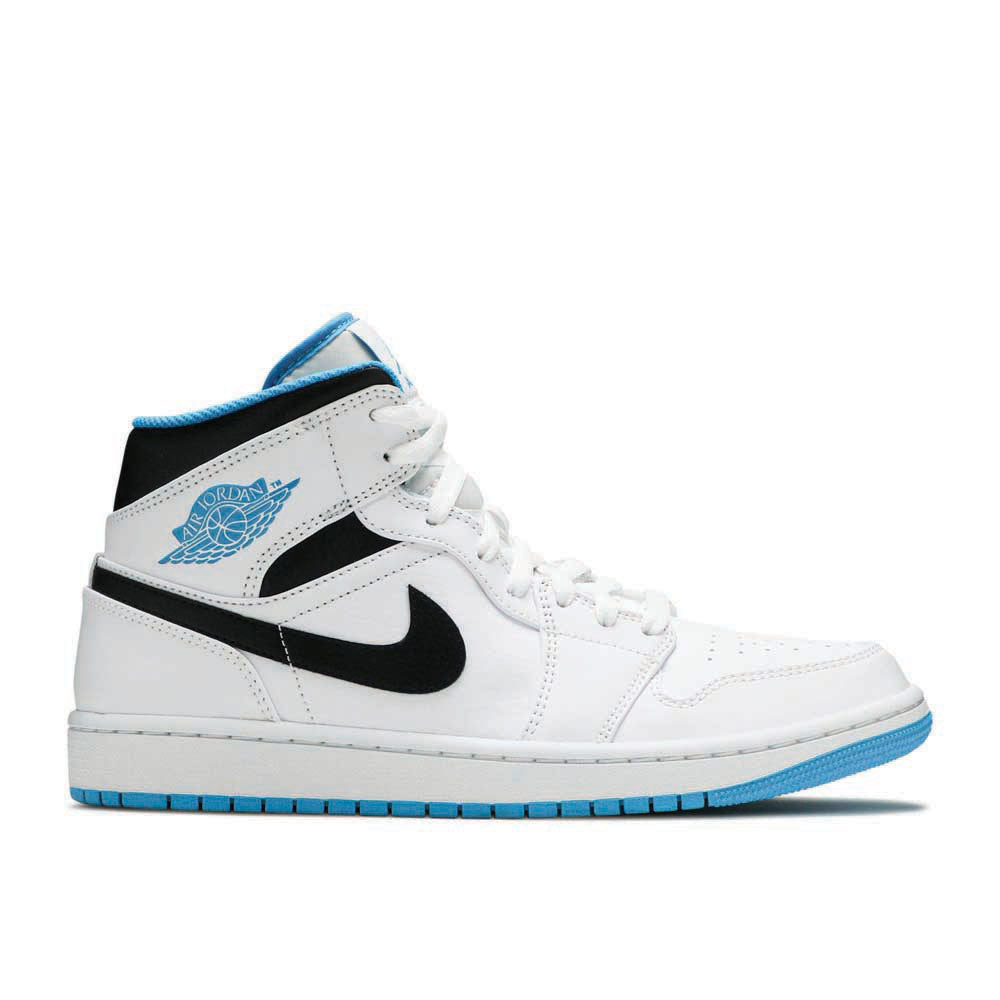 Air Jordan 1 Mid ‘Laser Blue’ 554724-141 Iconic Trainers