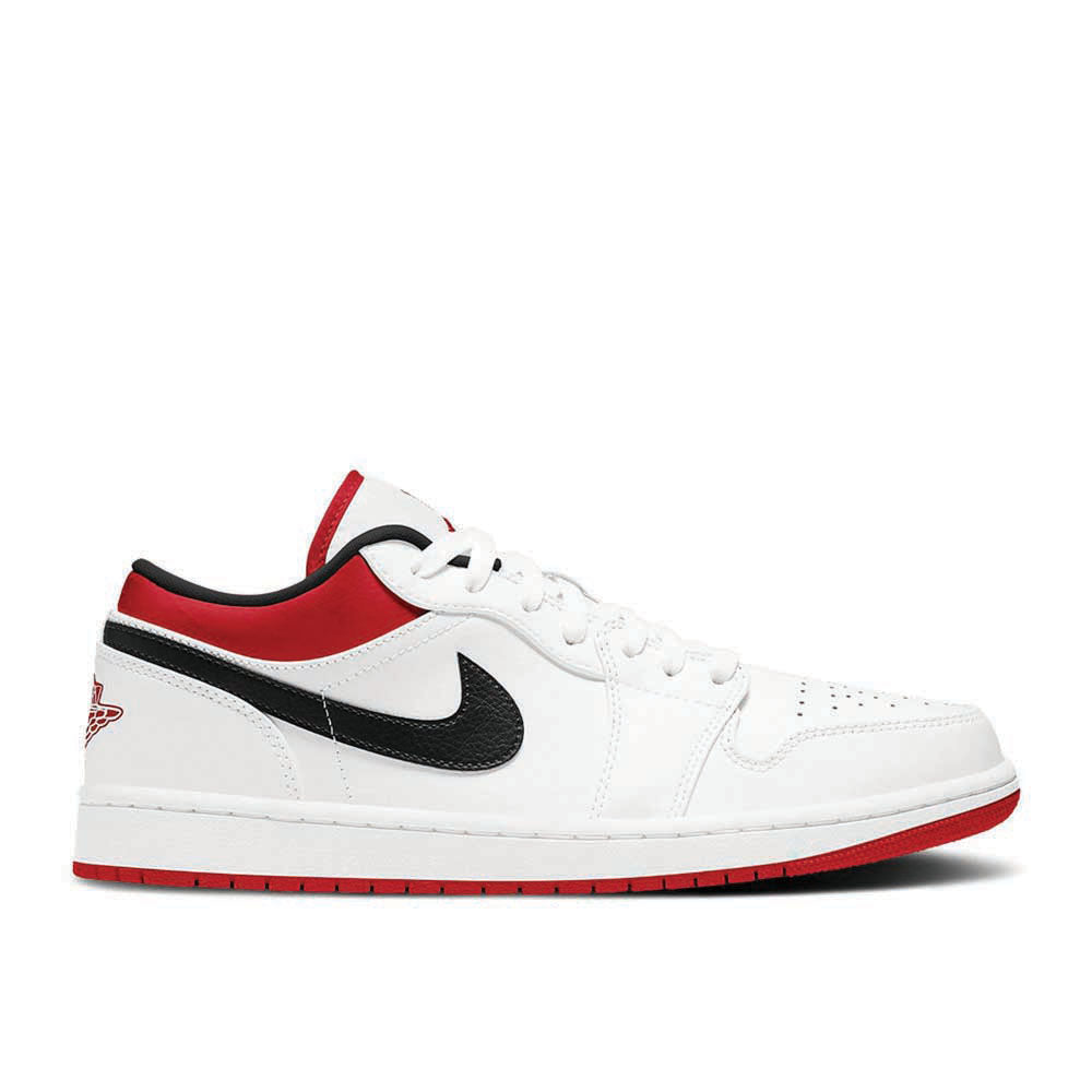 Air Jordan 1 Low ‘White University Red’ 553558-118 Iconic Trainers
