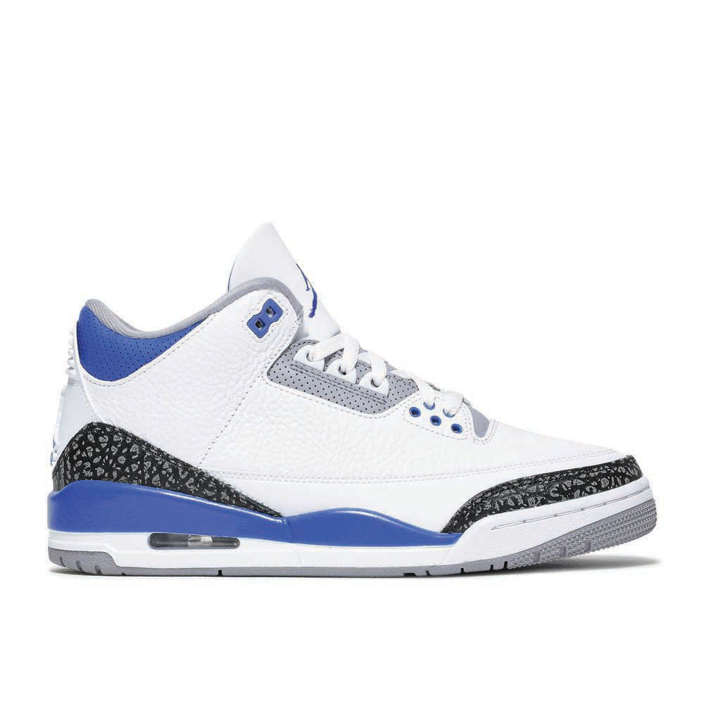 Air Jordan 3 Retro ‘Racer Blue’ CT8532-145 Classic Sneakers