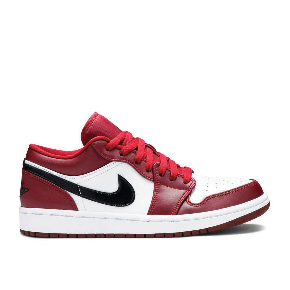 Air Jordan 1 Low ‘Noble Red’ 553558-604 Signature Shoe
