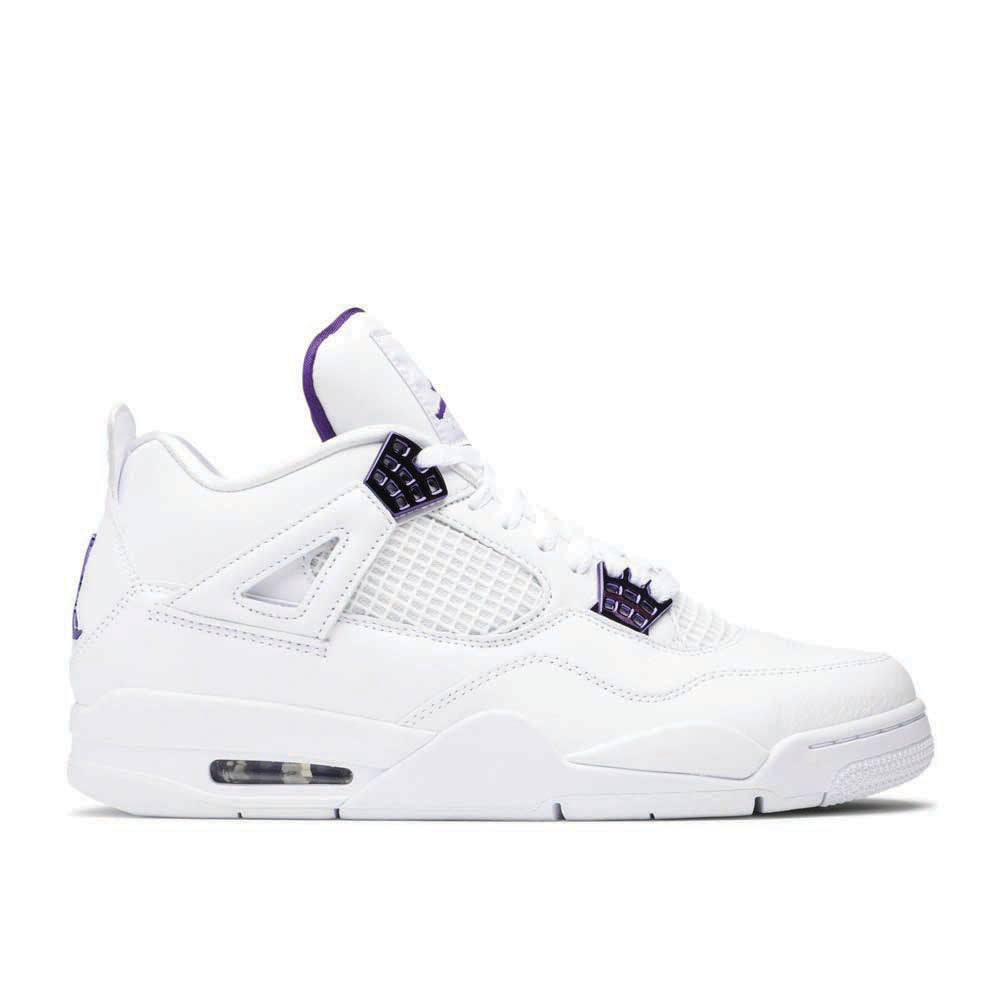 Air Jordan 4 Retro ‘Purple Metallic’ CT8527-115 Signature Shoe