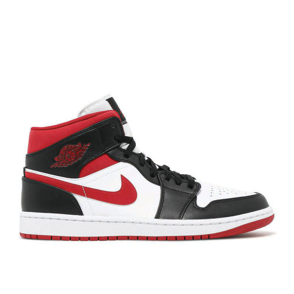 Air Jordan 1 Mid ‘Black Gym Red’ 554724-122 Classic Sneakers